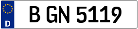 Truck License Plate